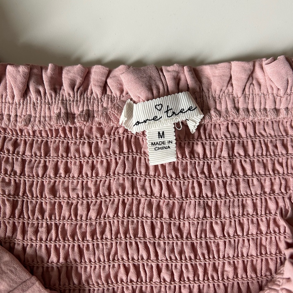 Pink Ruffled Crop Top - Picture 5 of 5